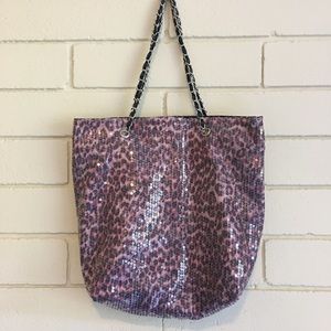 Cesca Animal Print Handbag